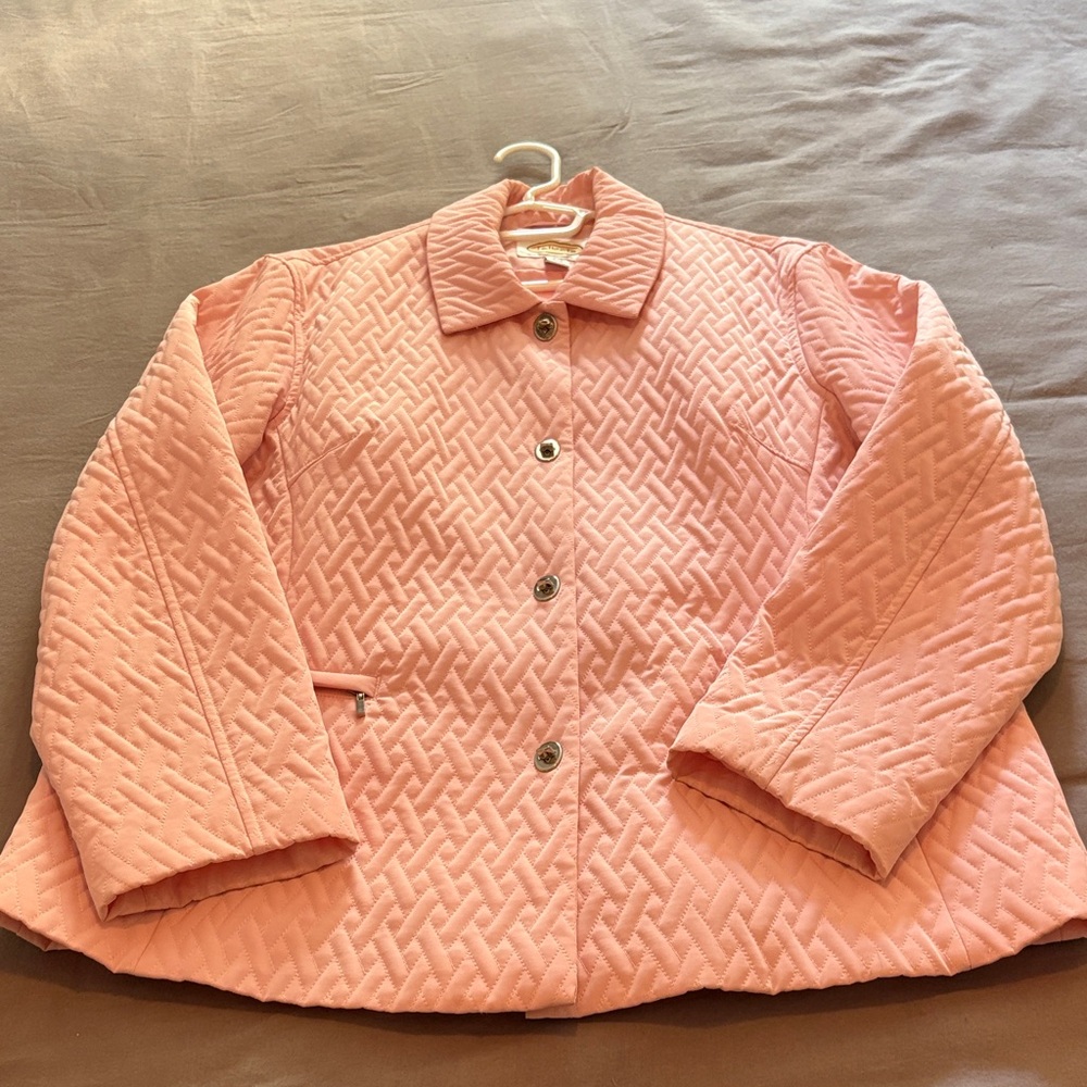 Talbots Light Pink Quilted Jacket